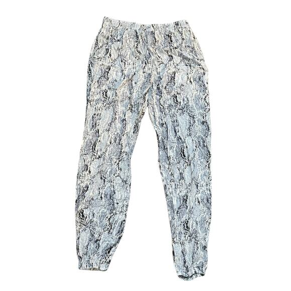 Olivaceous snake print flowy pants - Picture 1 of 4